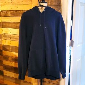 Lifted to death Navy workout hoodie sz XL